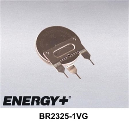 Fedco Batteries FedCo Batteries Compatible with  Panasonic BR2325-1VG 165mAh Lithium Coin Cell For Printed Circuit Board Mounting BR2325-1VG